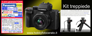 PANASONIC G100 kit treppiede