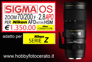 SIGMA 70-200 2,8 NIKON Z