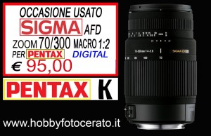 SIGMA 70-300 AF PENTAX