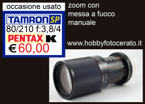 TAMRON 80-210 PENTAX K