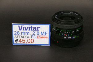 VIVITAR 28 2,8 CANON FD