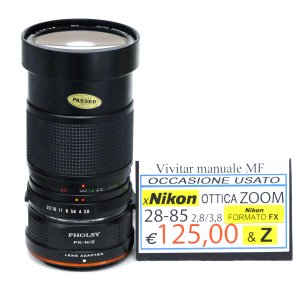 VIVITAR 28/85 2,8 NIKON "Z"