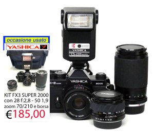 YAHICA FX3 SUPER 200 KIT CON BORSA